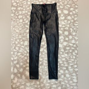 Spanx Faux Leather Leggings LG